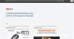 Desktop Screenshot of florianteatro.com